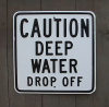 Open Water Sign